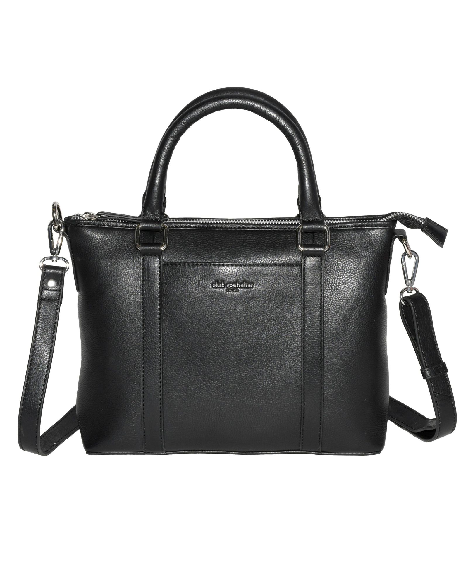 Сумка через плечо Club Rochelier Leather Crossbody Bag with Top Handles