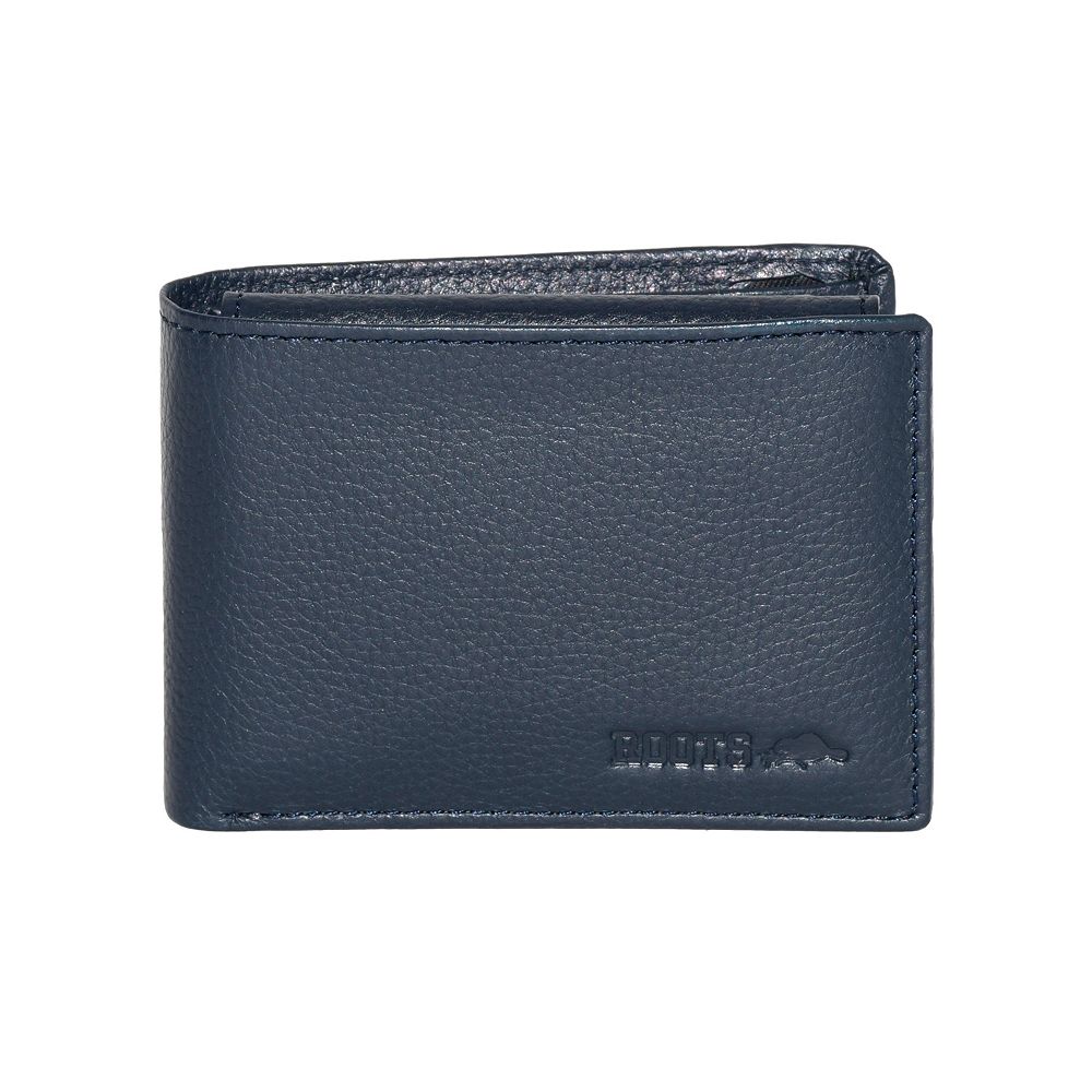 Roots Men's Men Leather Slimfold Wallet with Removable ID