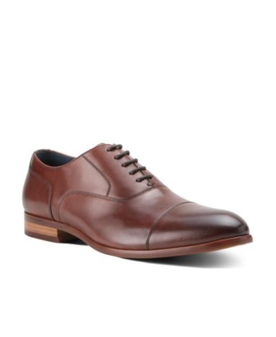 Blake McKay Men's Melvern Dress Lace-Up Cap Toe Oxford Leather Shoes