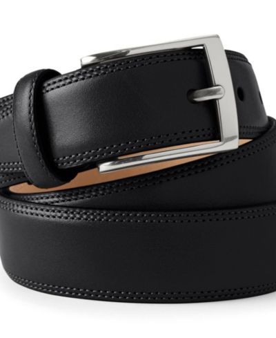 Lands' End Big & Tall Classic Leather Chino Belt
