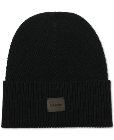Calvin Klein Мужская шапка Beanie Side Transfer Cuff