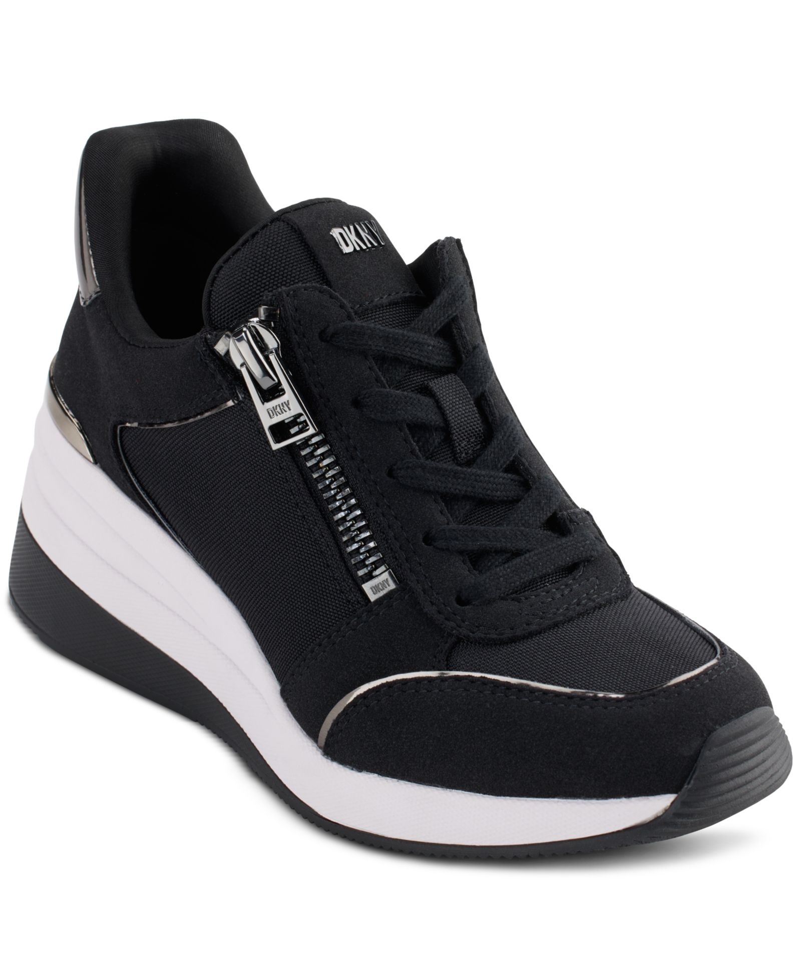Кроссовки DKNY Women's Kaden Lace-Up Zip Wedge
