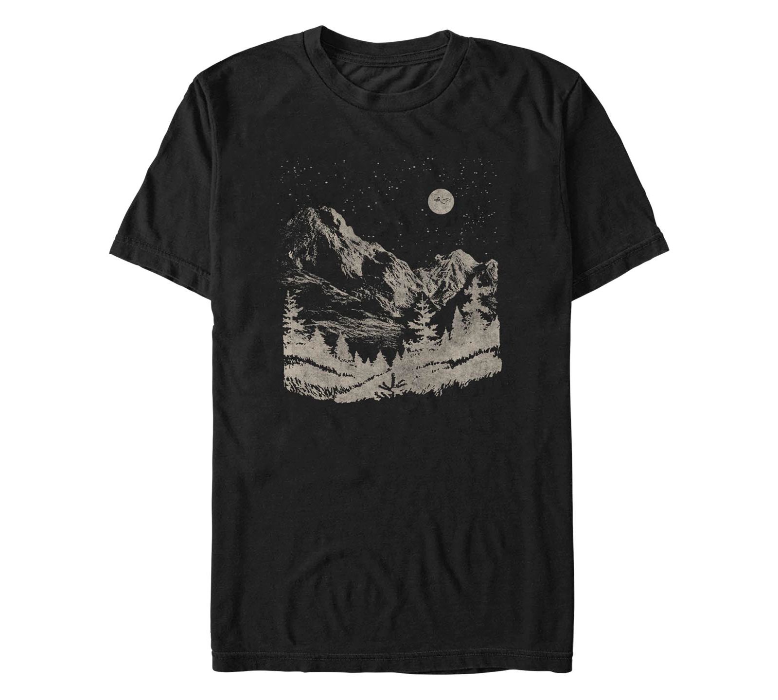 Fifth Sun Men's Mountain Scene Short Sleeve T-shirt