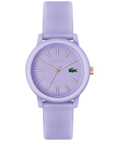 Часы Lacoste Unisex L.12.12 Lavender Silicone Strap 36mm
