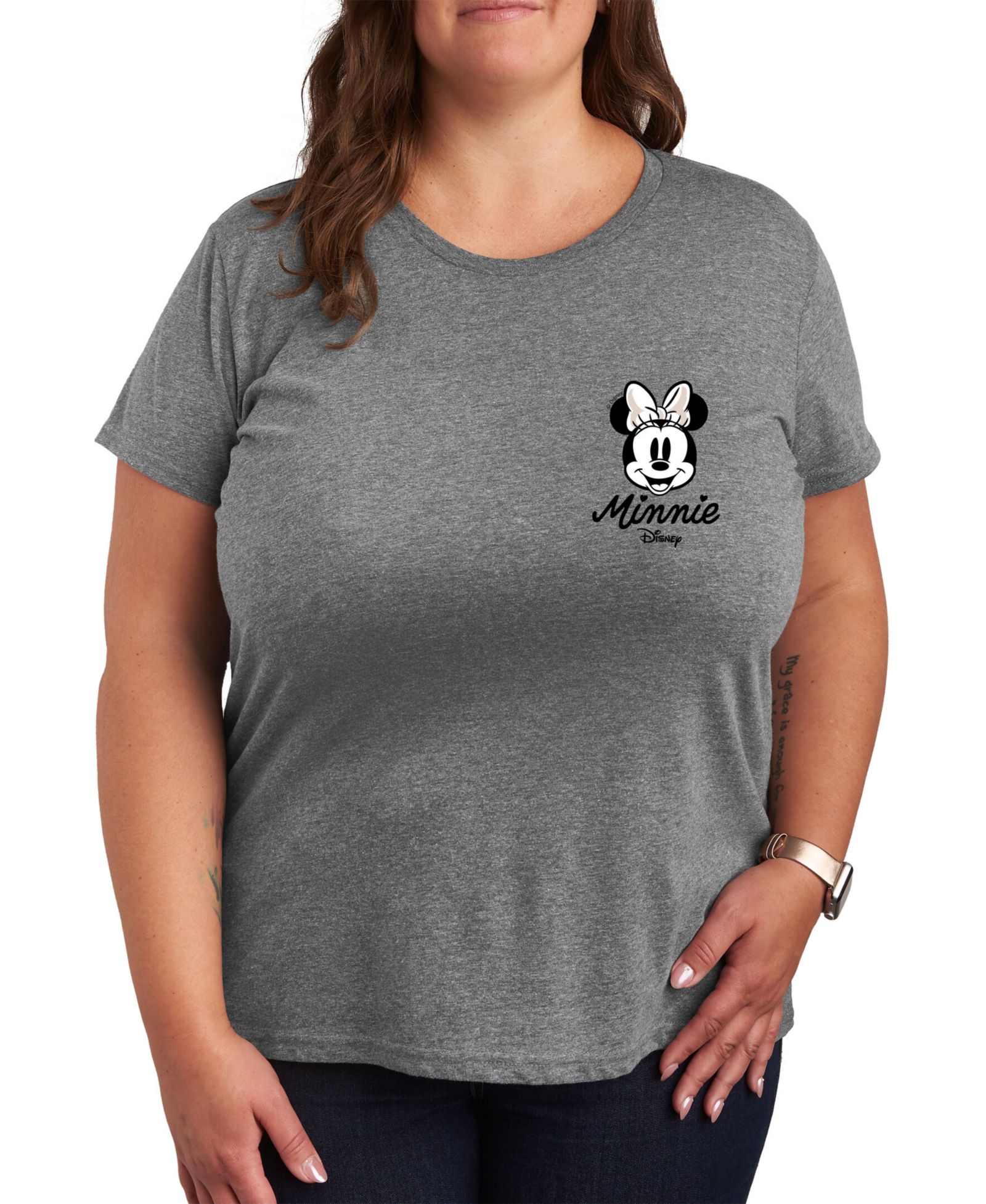 Футболка Hybrid Apparel Trendy Plus Size Minnie Mouse с графическим принтом