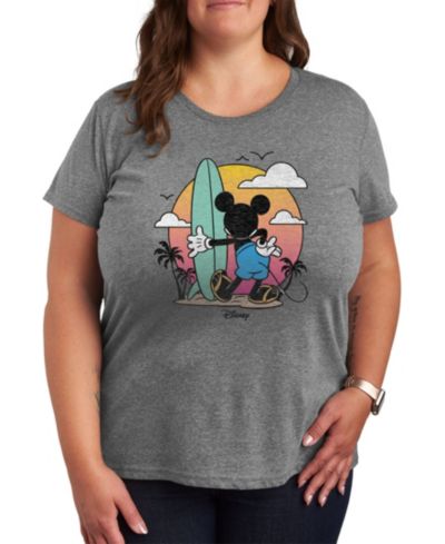 Hybrid Apparel Mickey Mouse Графическая футболка Plus Size