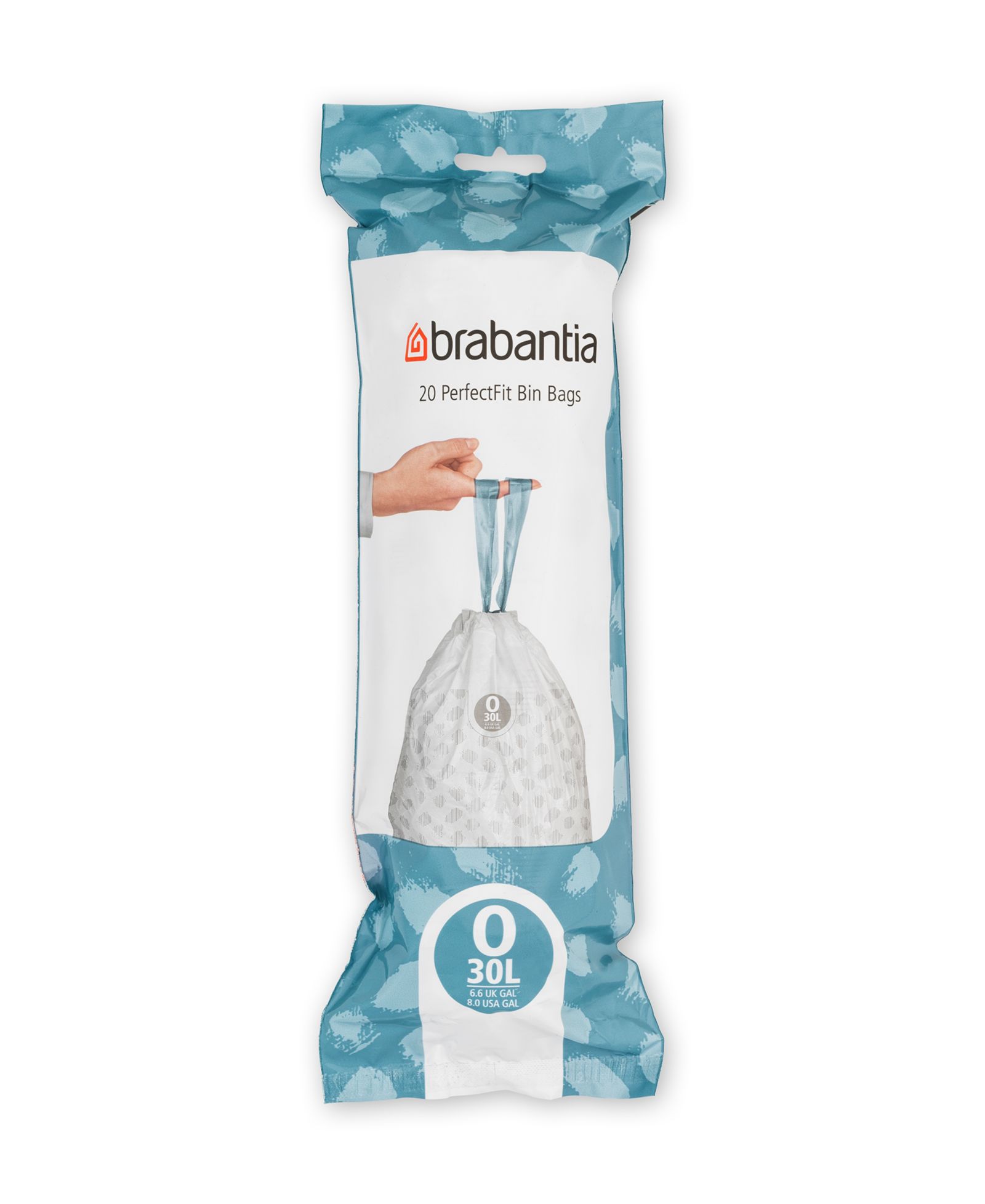 Brabantia пакеты для мусора PerfectFit, Code O, 8 Gallon, 30 Liter, 120 шт