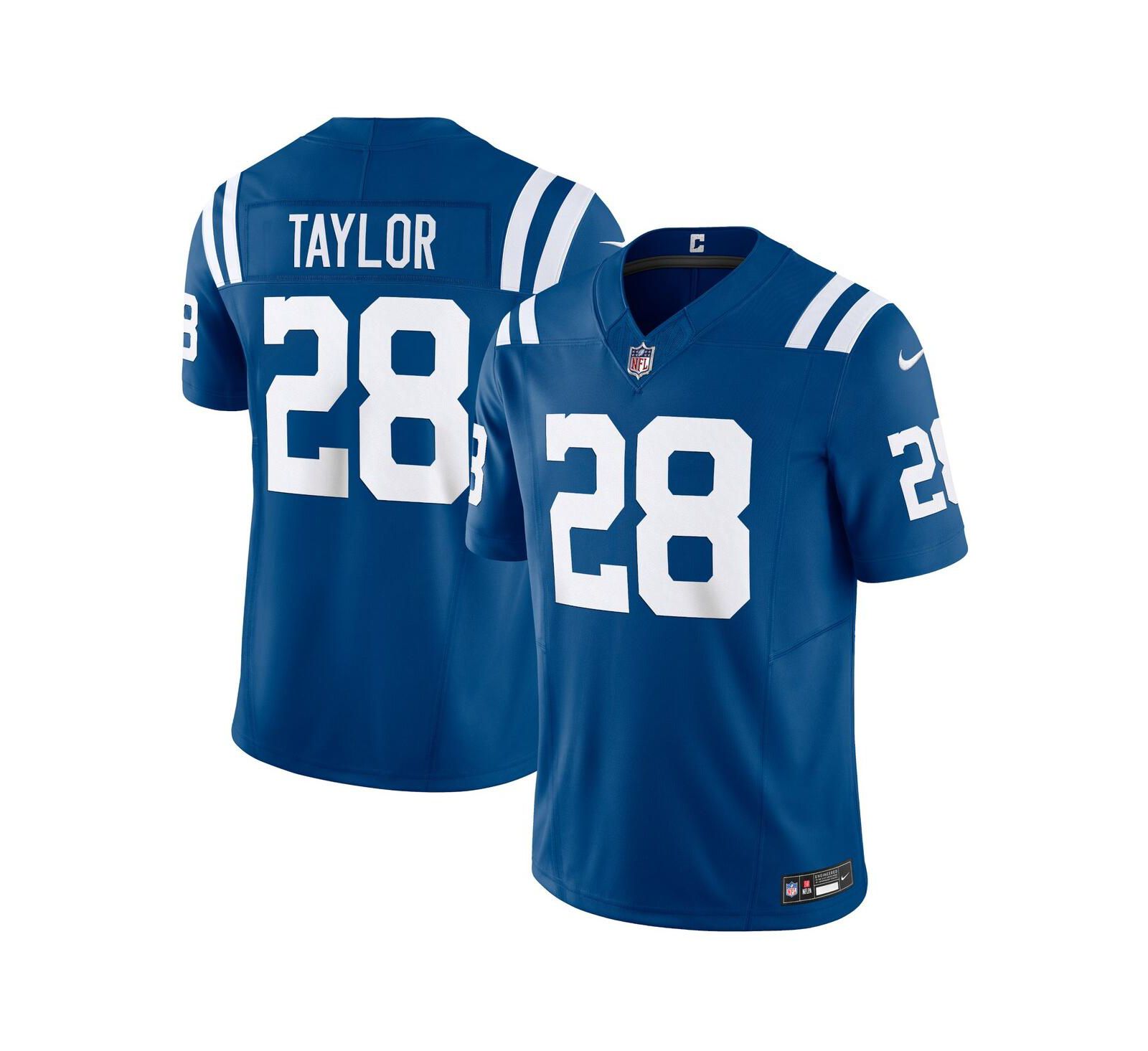 Мужская джерси Nike Jonathan Taylor Indianapolis Colts Vapor F.U.S.E. Limited