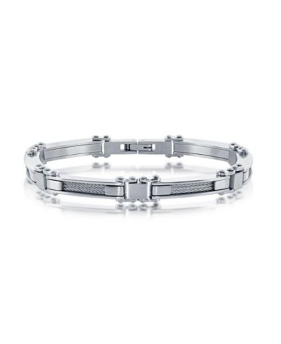 Мужской браслет Metallo из Stainless Steel с серебристым плетением