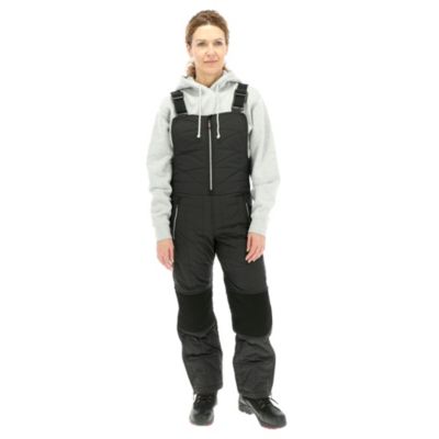 RefrigiWear Women's Diamond Quilted Bib Overalls