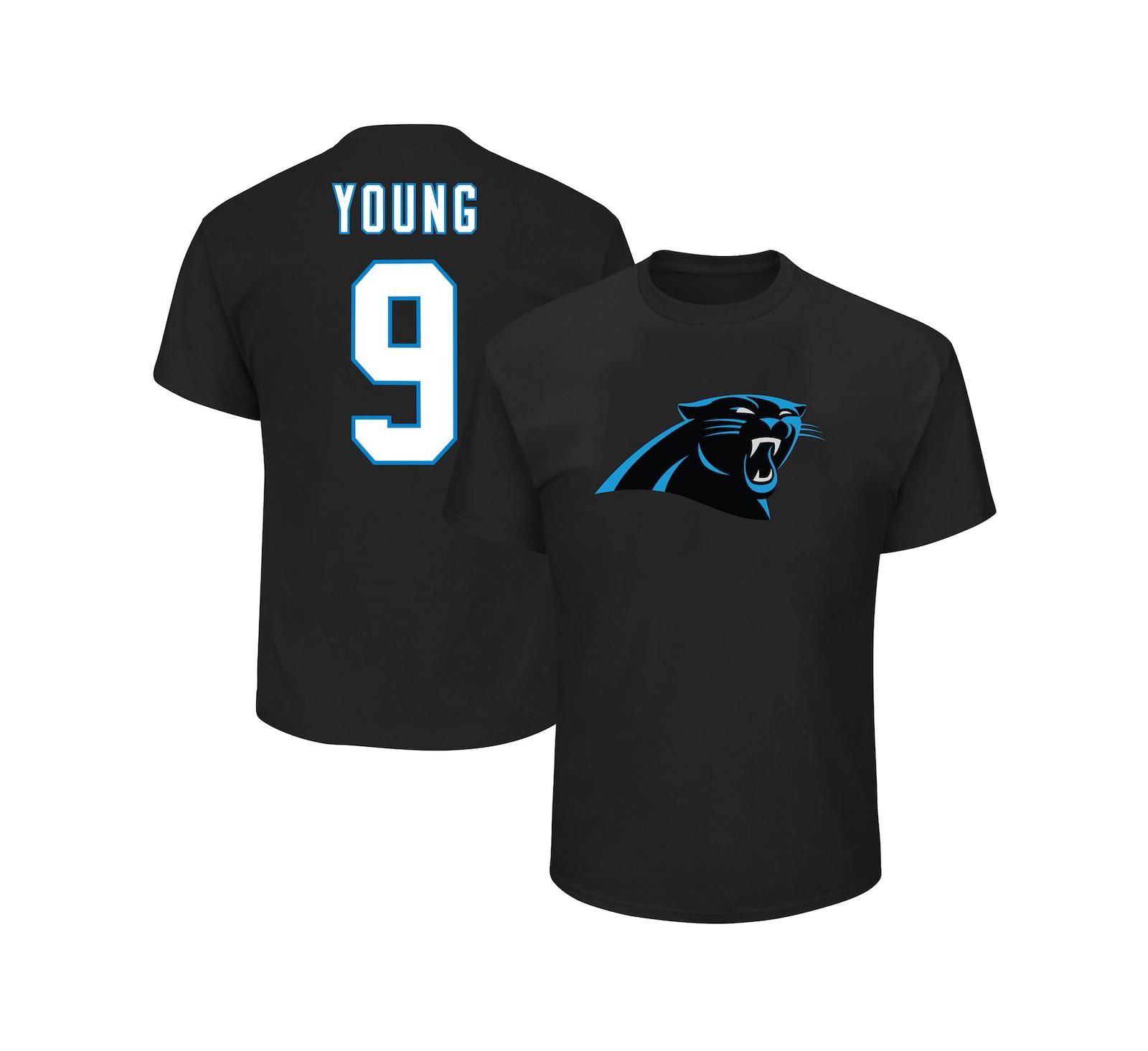 Мужская футболка Fanatics Bryce Young Carolina Panthers Big and Tall