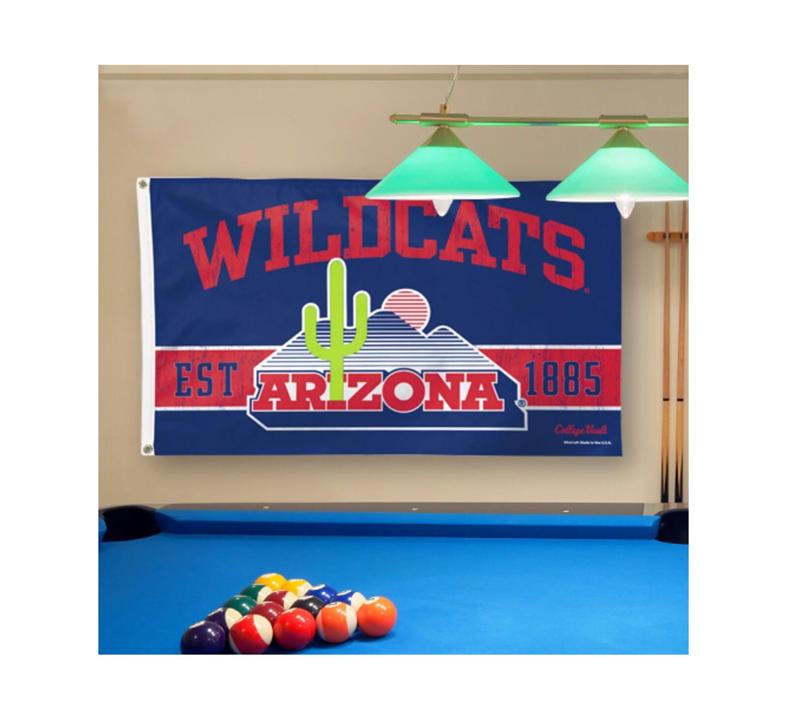 Wincraft Arizona Wildcats College Vault Logo Deluxe Single-Sided 3' x 5' Flag