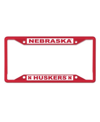 Wincraft хромированная рамка для номерного знака Nebraska Huskers