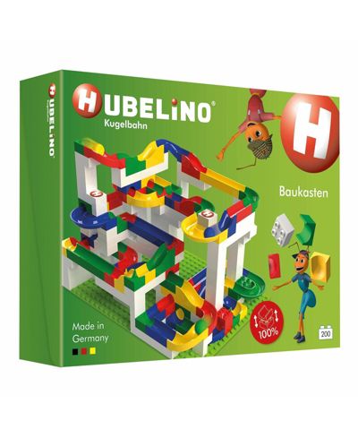 Hubelino Marble Run 200-Piece Building Set, Ages 4+