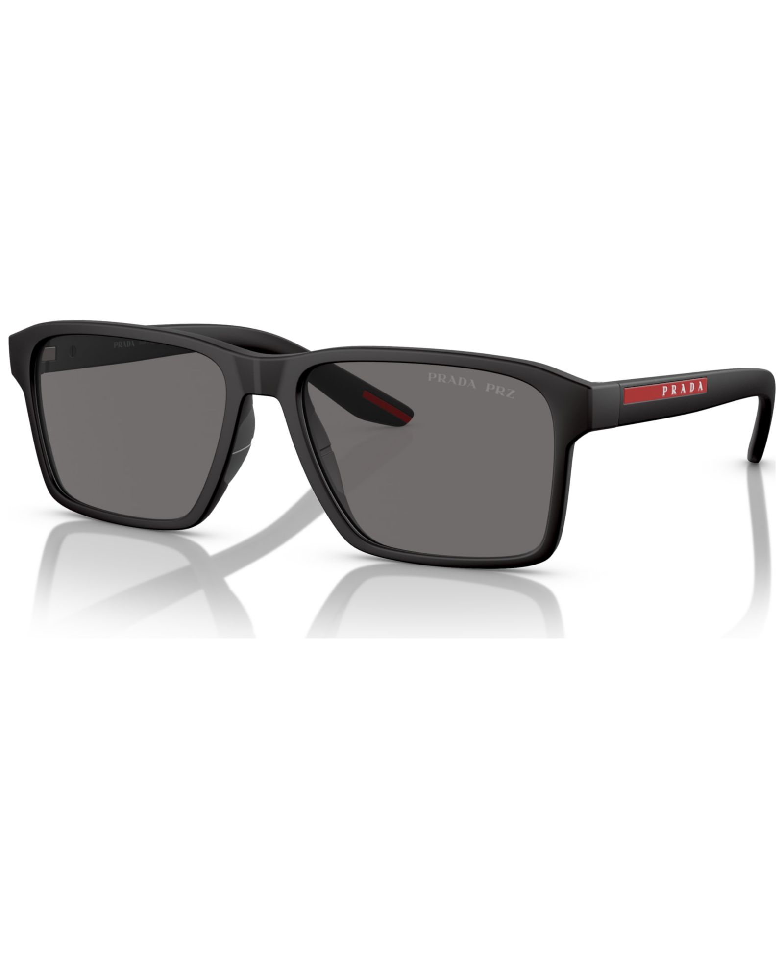 PRADA LINEA ROSSA Men's Polarized Low Bridge Fit Sunglasses, PS 05YSF
