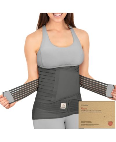 KeaBabies Maternity Revive 3 in 1 Postpartum Belly Band Wrap, Post Partum Recovery, Postpartum Waist Binder Shapewear