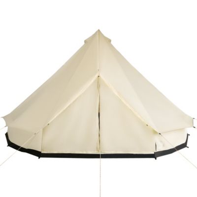 Outsunny 16  Large Portable 10 Man Hunting Fishing Camping Bell Tent