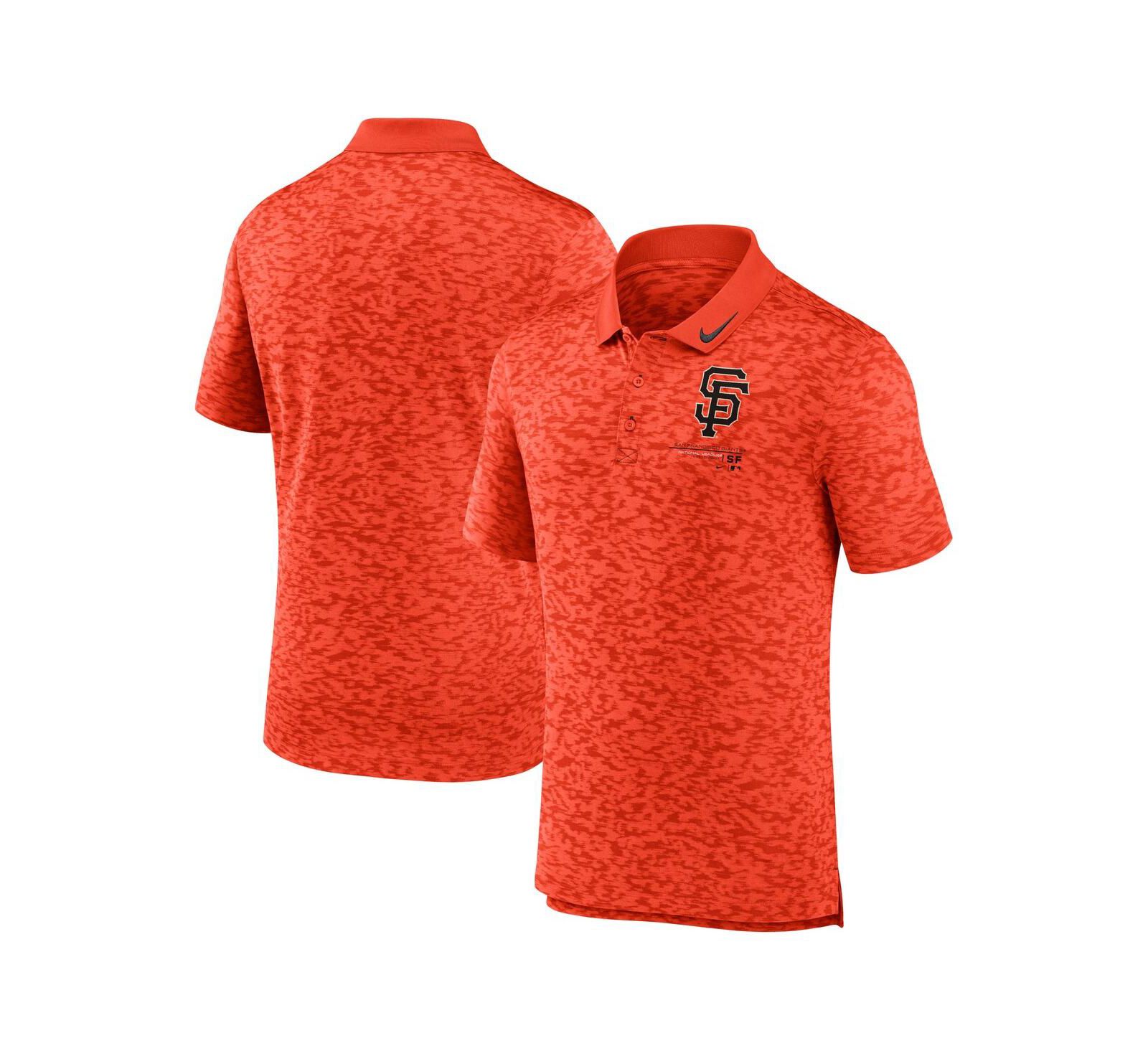 Men's Nike Orange San Francisco Giants Next Level Performance Polo Shirt