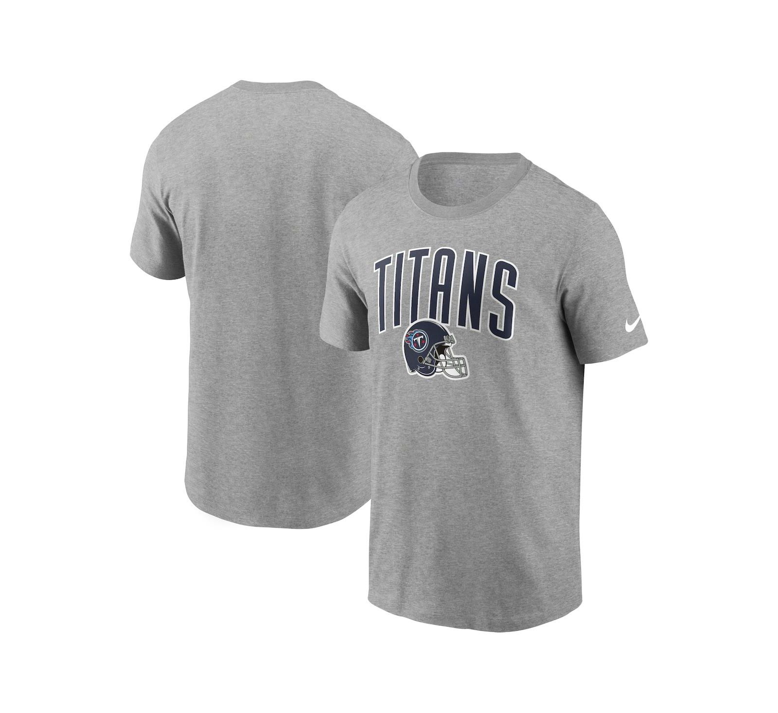 Мужская спортивная футболка Nike Heathered Gray Tennessee Titans Team