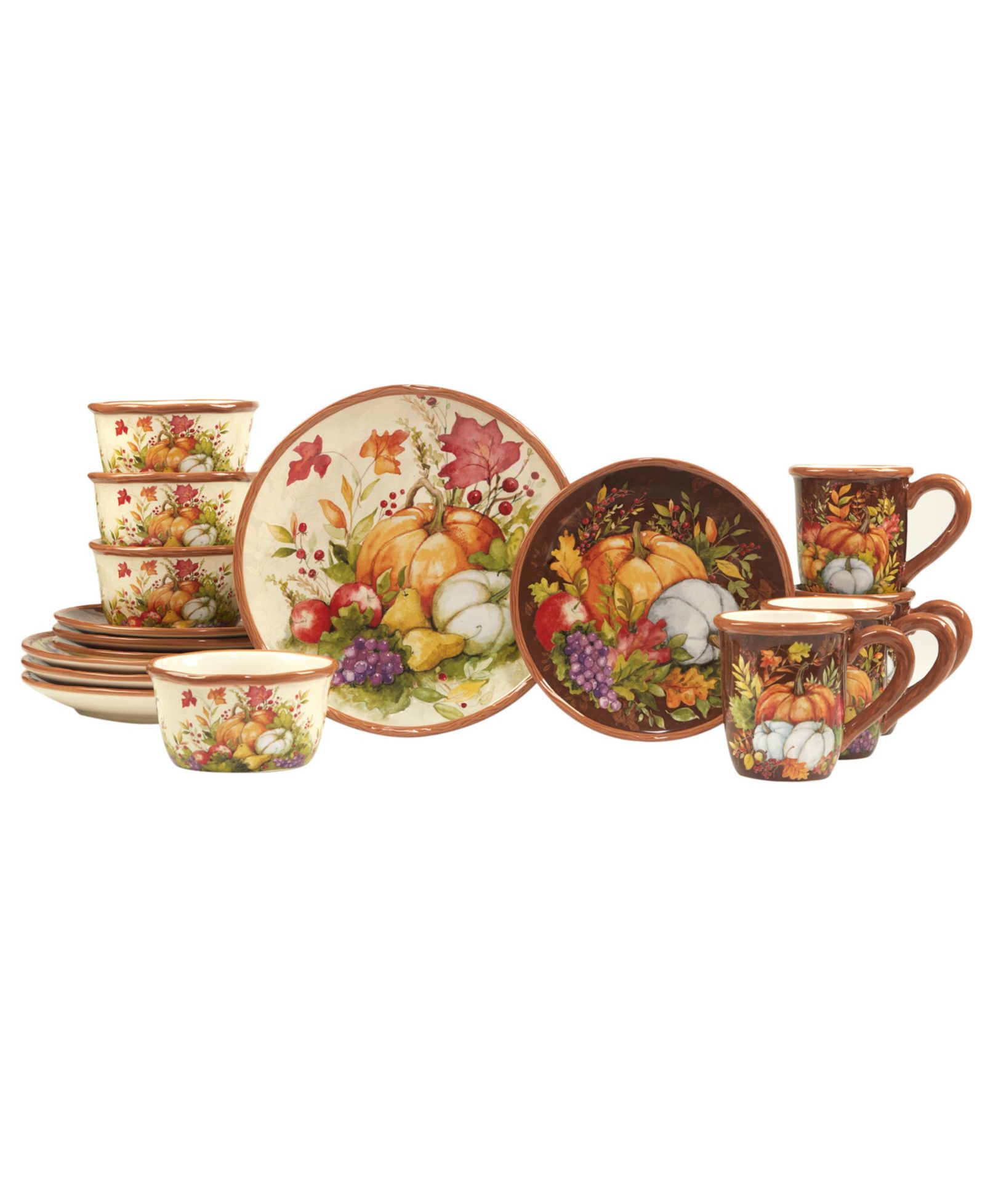 Certified International Harvest Blessings 16 Pc. Dinnerware Set, Service for 4