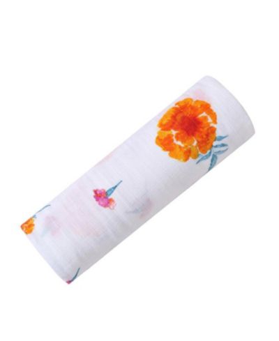 Malabar Baby Детское муслиновое пеленание GOTS Organic Cotton, Marigold