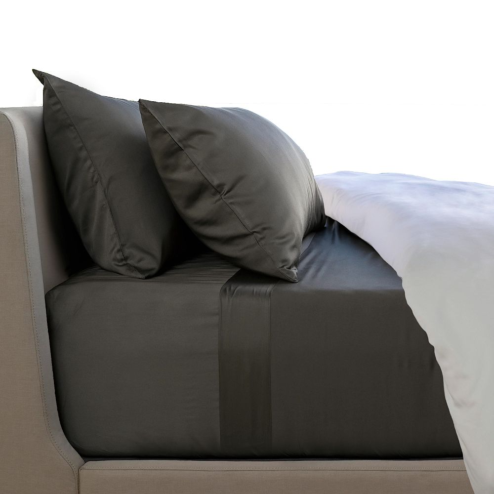 Cariloha Resort Viscose Material 4-Piece Sateen Sheet Set, Split King
