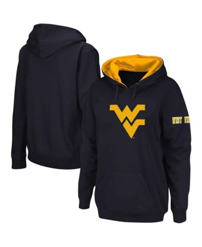 Женский худи с большим логотипом West Virginia Mountaineers