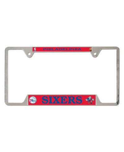Wincraft Philadelphia 76ers Chrome Plated Metal License Plate Frame