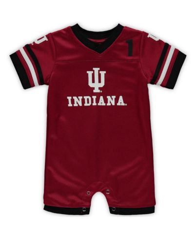 Ромпер Colosseum Crimson Indiana Hoosiers Bumpo Football Logo для новорожденных и младенцев, мальчиков и девочек