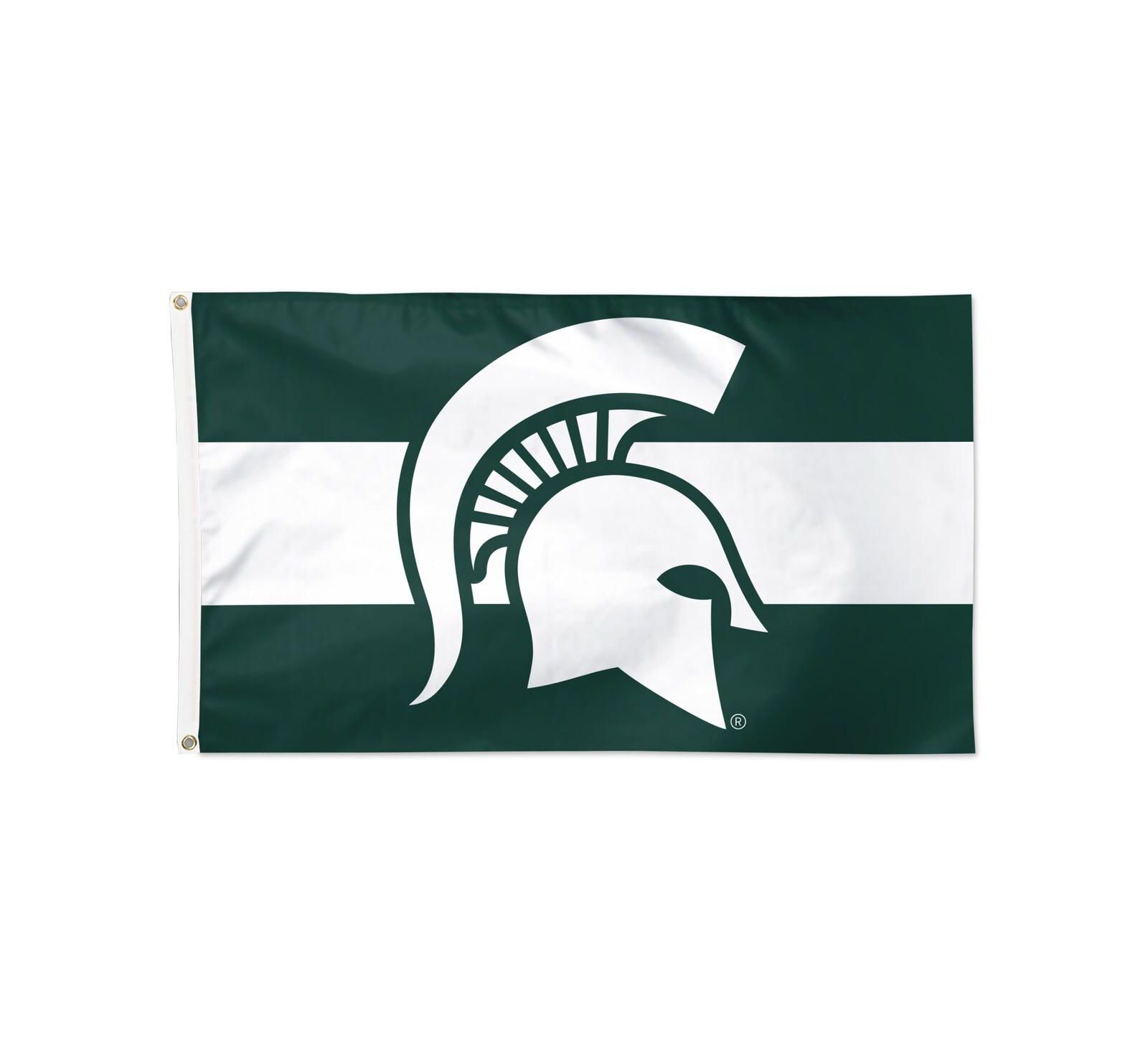 Wincraft флаг Michigan State Spartans, горизонтальные полосы, односторонний, 3' x 5'