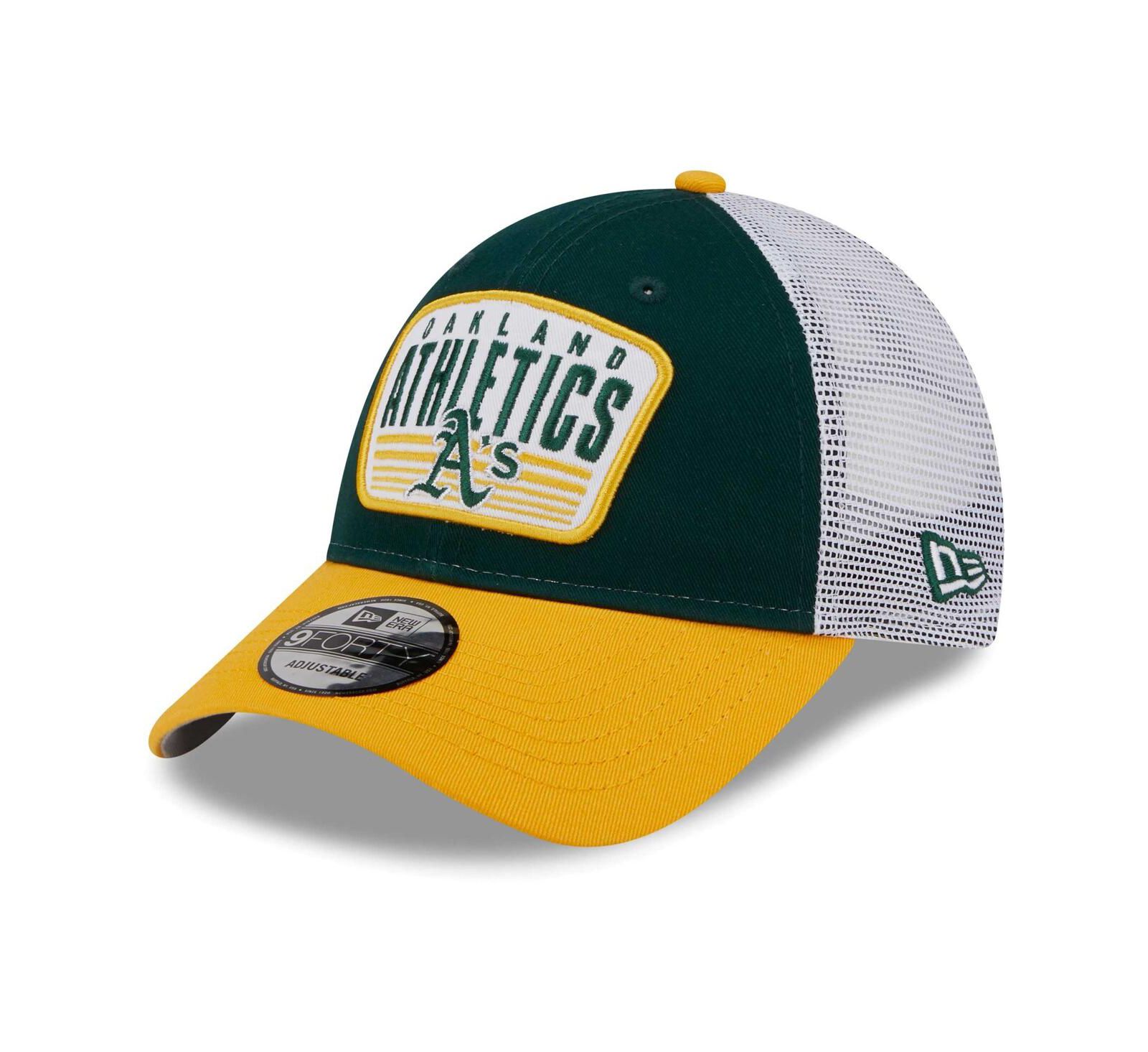 Кепка Men's New Era Green Oakland Athletics Two-Tone Patch 9FORTY Snapback