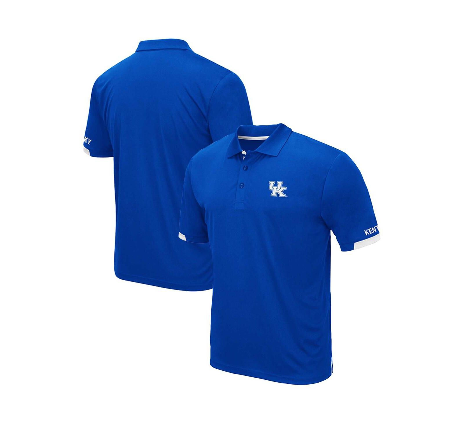 Мужская рубашка-поло Colosseum Royal Kentucky Wildcats Big and Tall Santry