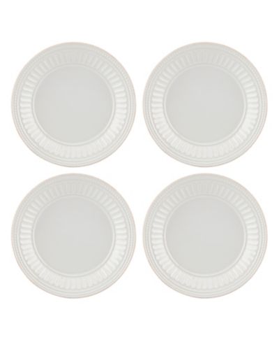 Lenox French Perle Groove Dessert Plates, Set Of 4