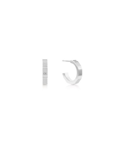 Серьги-кольца Calvin Klein Stainless Steel Block Hoop