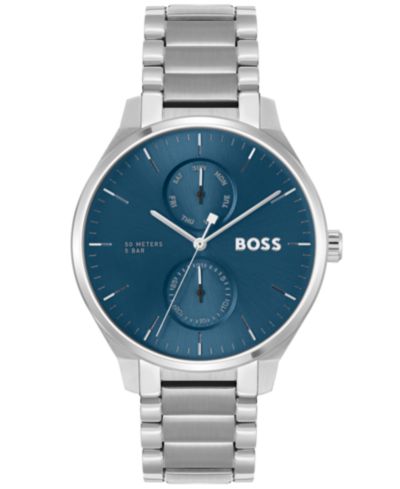 HUGO BOSS Men's Tyler Quartz Multifunction Stainless Steel Watch 43mm