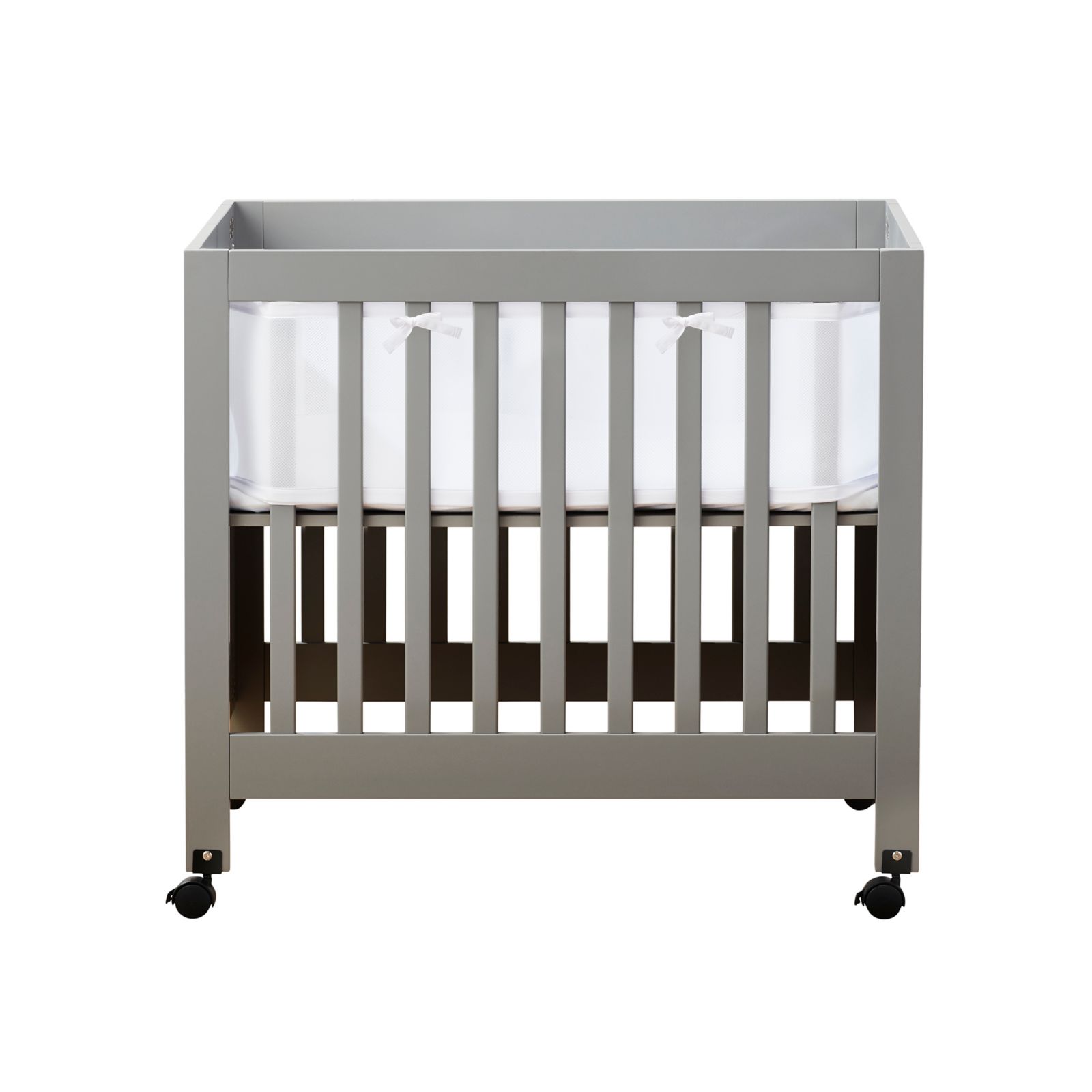 Детский сетчатый подклад для мини-колыбелей BreathableBaby, классическая сетка 3мм (размер 4M, покрывает 4 стороны, только для мини-колыбелей)