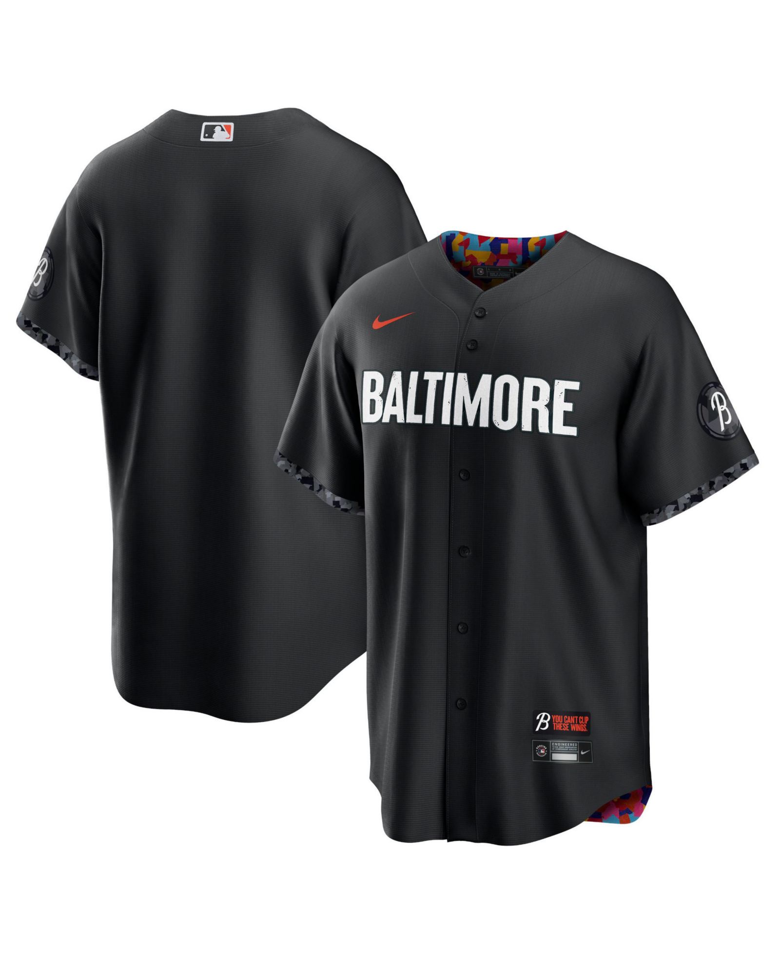 Men's Nike Black Baltimore Orioles 2023 City Connect Replica Jersey