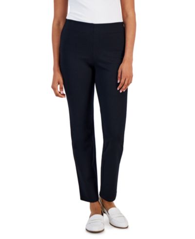 JM Collection Petite Pull-On Ponté-Knit Pants, Created for Macy's