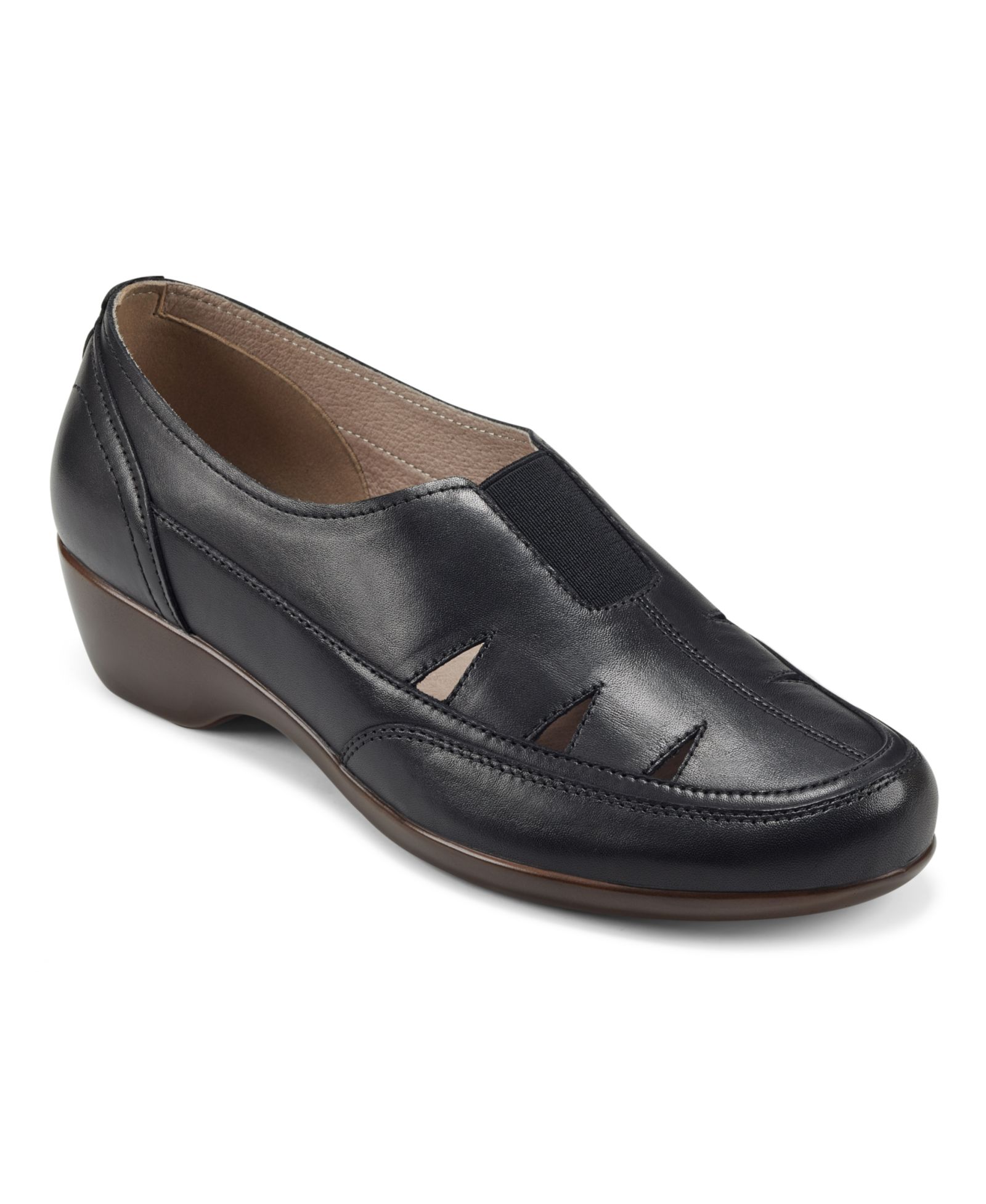 Easy Spirit Women's Daisie Cutout Slip-On Flats