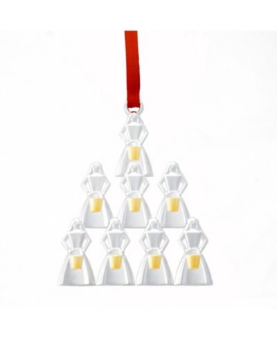 Nambé Twelve Days of Christmas Ornament, 8 Maids a Milking