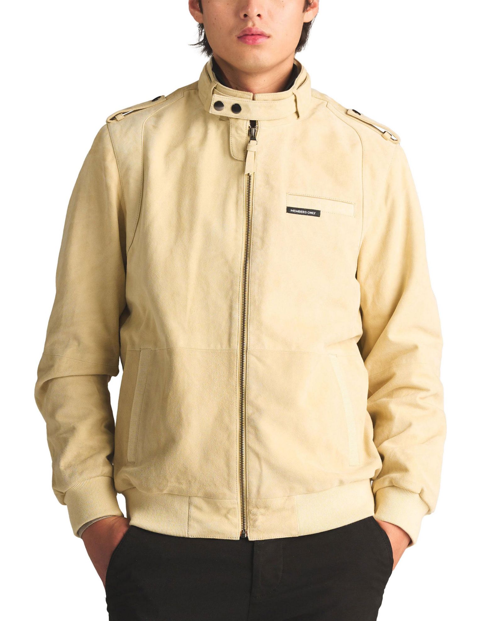Members Only Men's Soft Suede Iconic Jacket