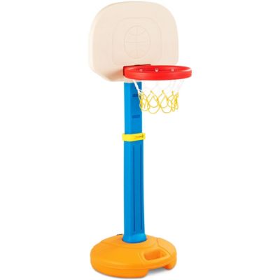 Kids Children Basketball Hoop Stand Adjustable Height 63''-85''