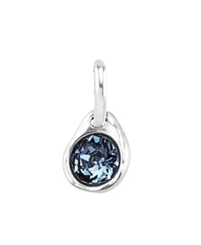 UNOde50 Saphire Crystal with Metal Alloy Circular Charms