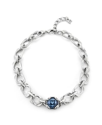 Колье из стерлингового серебра и металлического сплава UNOde50 Rectangular Link