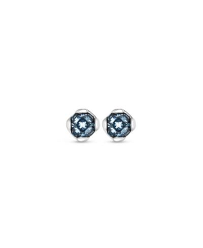 UNOde50 Metal Alloy and Faceted Crystal Earrings
