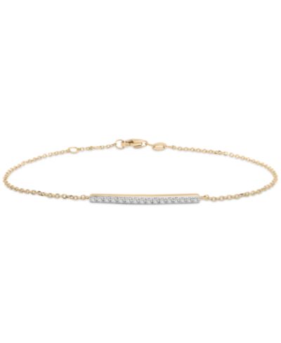 Браслет Wrapped™ Diamond Bar (1/10 ct. t.w.) из золота 14k