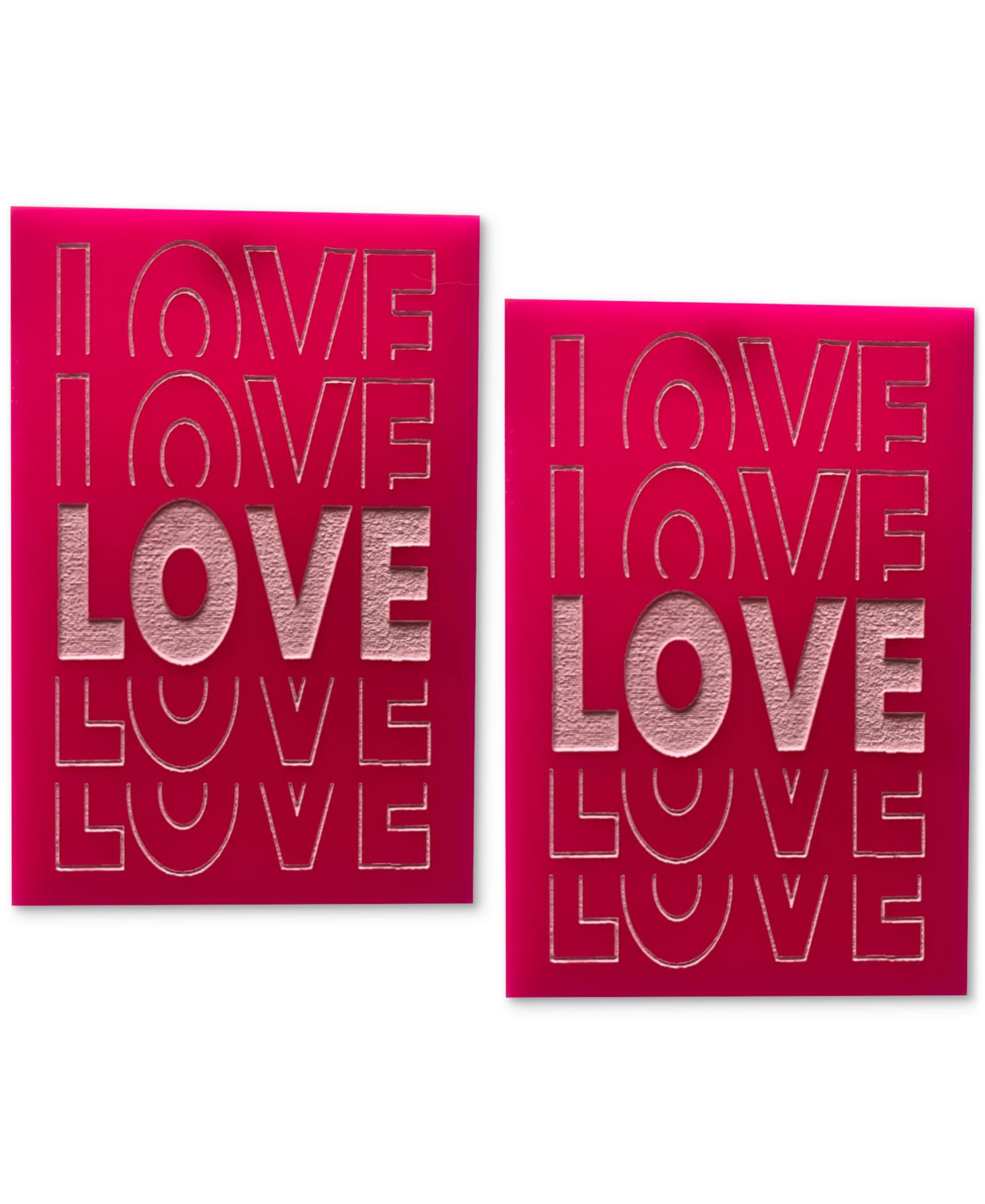Swanky Designs Серьги-подвески Billboard Love Drop