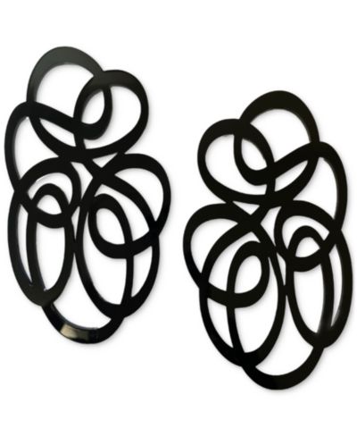 Серьги-подвески Swanky Designs Tatiana Swirl