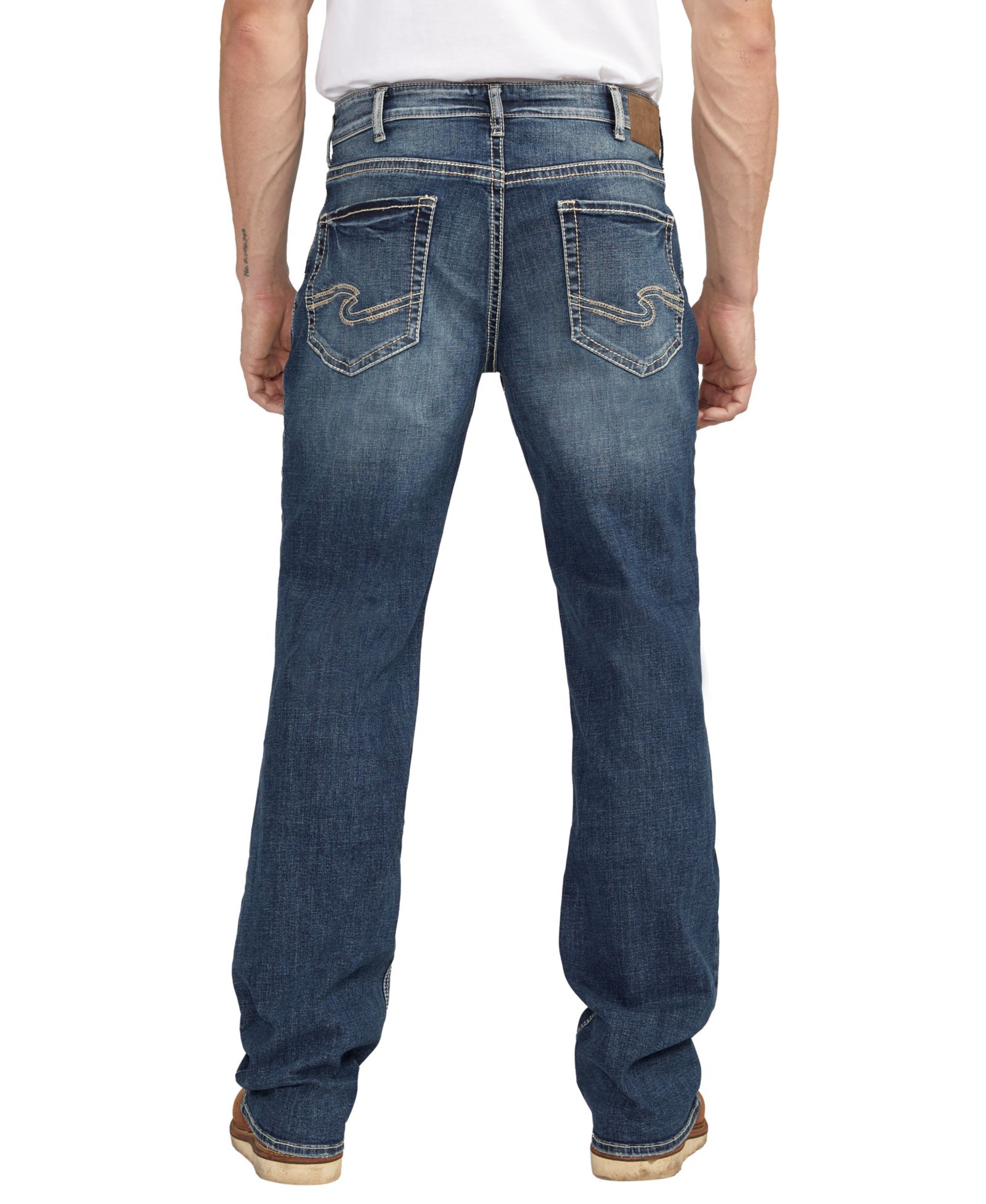 Silver Jeans Co. Мужской Craig Classic Fit Boot Cut Jeans