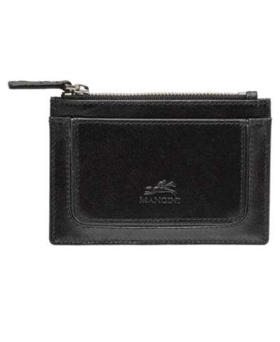 Mancini South Beach RFID Secure Card Case and Coin Pocket